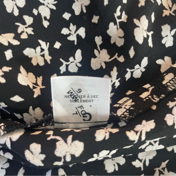 Something Navy Floral short sleeve Midi Dress 20164 - Picture 13 of 14